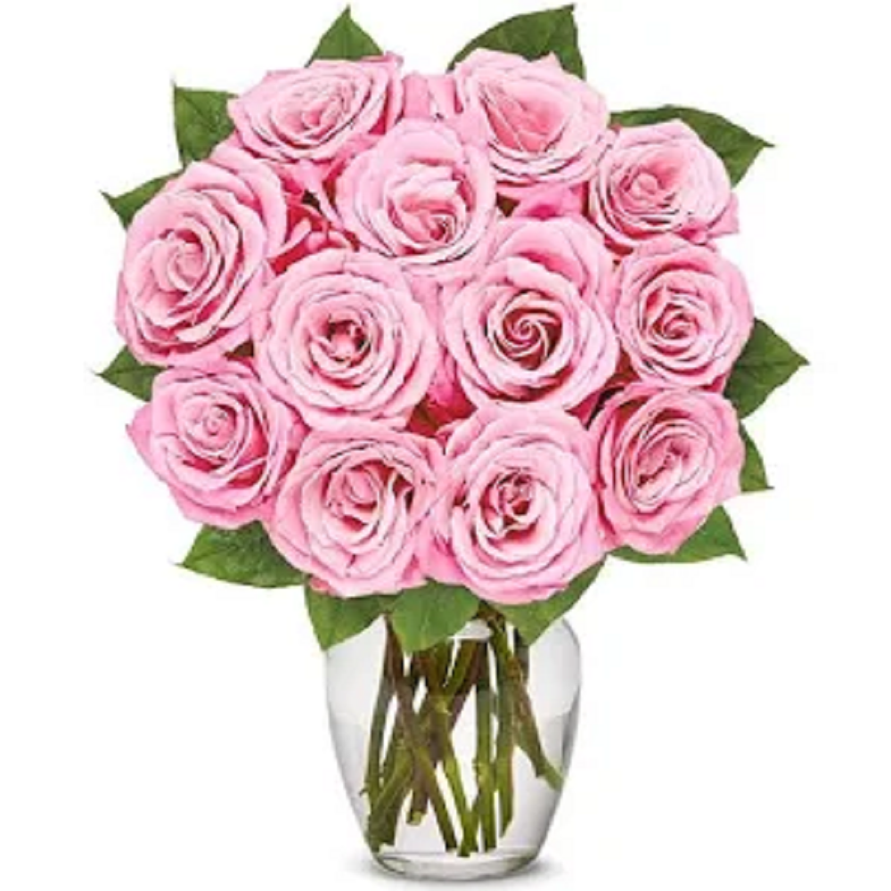 15 розовыx роз. Бесплатная доставка!!!